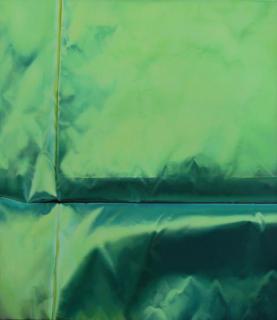 Appraisal: NAN Lalani Oil on Canvas Green No Signed titled and