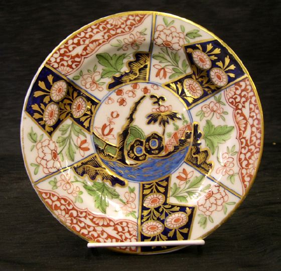 Appraisal: Good Derby Porcelain Dessert Plate in the Imari taste first