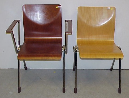 Appraisal: Sonett chairs one an armchair and the other a side