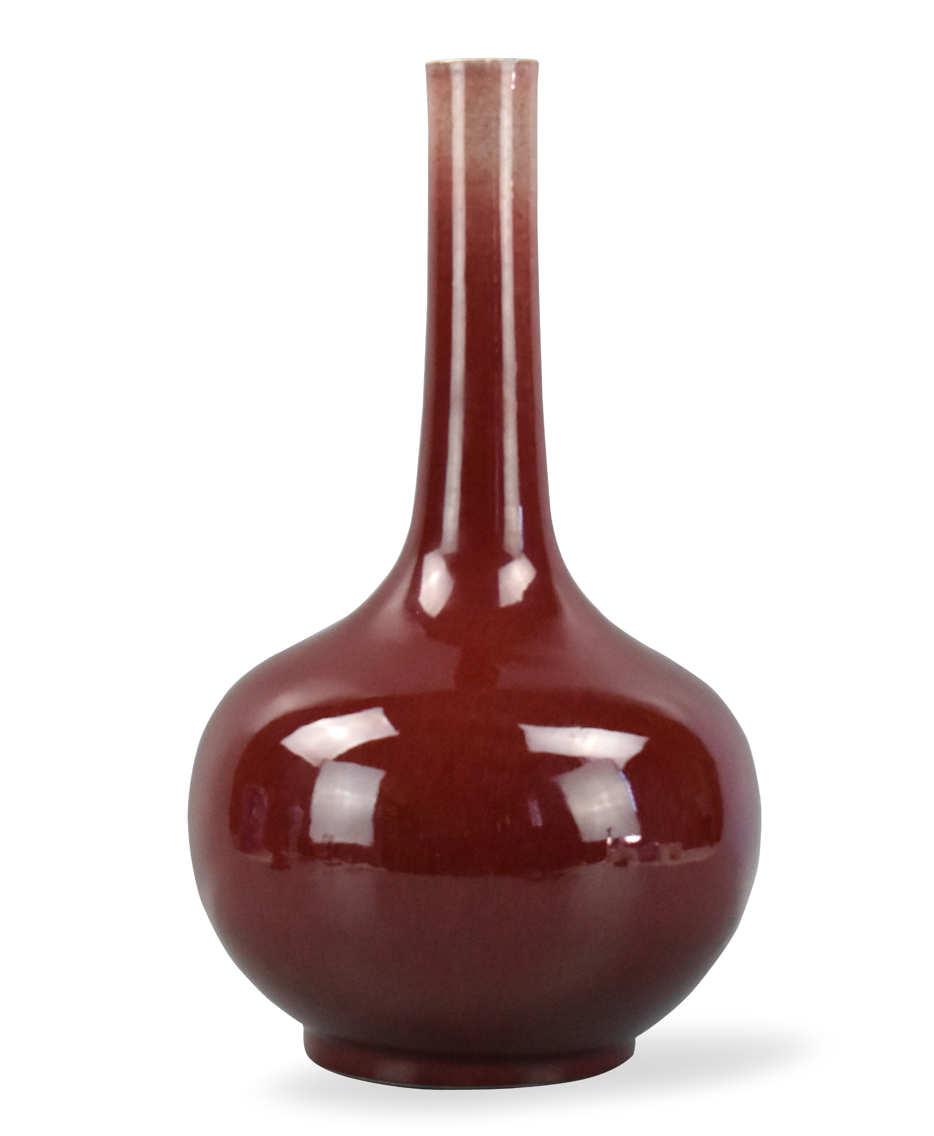 Appraisal: A Chinese Langyao oxblood glazed globular vase dating from the