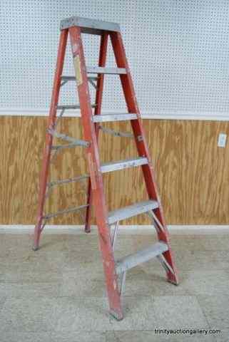 Appraisal: Keller Mod Fiberglass ' Step LadderCommercial grade type OSHA approved