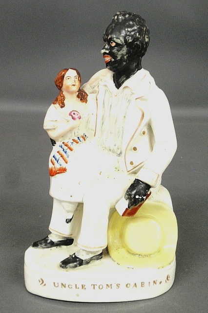 Appraisal: - Staffordshire figural group Uncle Tom s Cabin c h