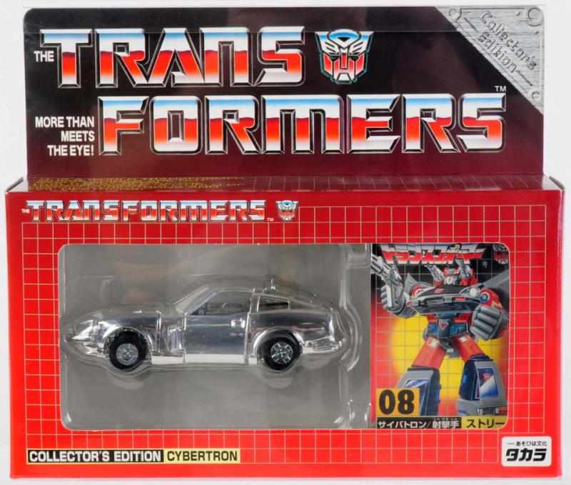 Appraisal: Transformers Silver Streak Takara C- Chrome Silverstreak E-Hobby Exclusive is