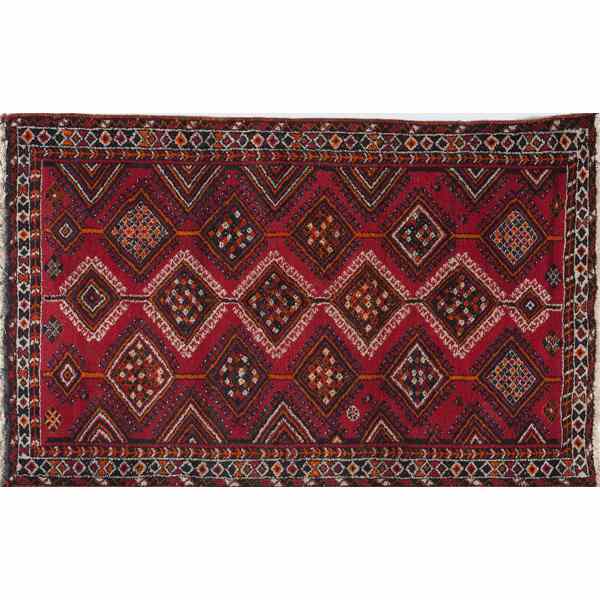 Appraisal: Shiraz Rug Iranian A Shiraz rug wool ft in x