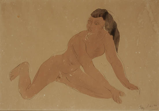 Appraisal: Auguste Rodin French - Kneeling Nude Signed Aug Rodin l