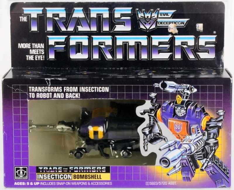 Appraisal: Transformers Bombshell AFA Hasbro Japanese rhinoceros beetle Bombshell was known