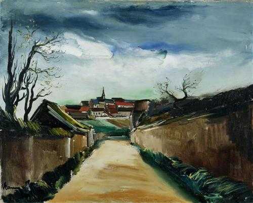 Appraisal: VLAMINCK MAURICE DE Paris - Rueil-la-Gadali re Rue de Village