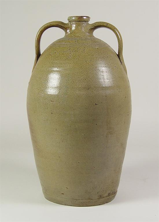 Appraisal: Two Handled Jug By James Madison Hays - Salt glazed