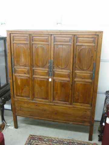 Appraisal: Oriental Cabinet Doors inner drawers shelves '' tall '' wide