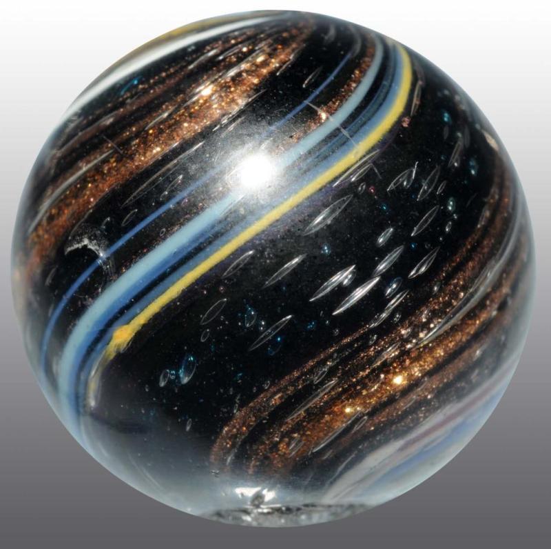 Appraisal: Indian Lutz Marble Description Beautiful colors Condition Size Dia