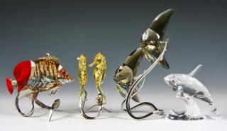 Appraisal: SWAROVSKI CRYSTAL ANIMALS Group of Swarovski Austrian Crystal Sea Animals