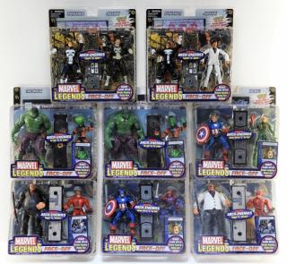 Appraisal: Toy Biz Marvel Legends Face Off Figures UNITED STATES CIRCA