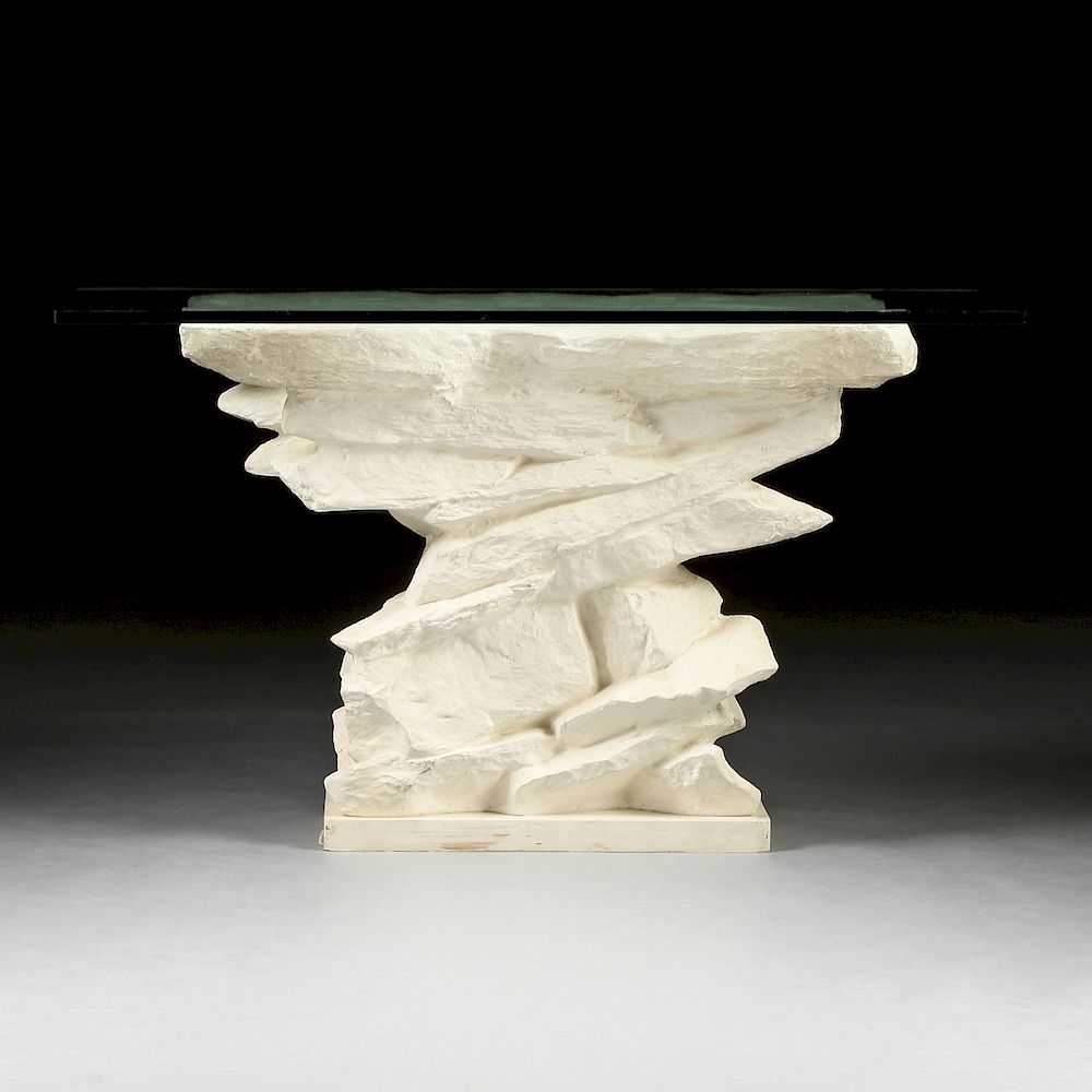 Appraisal: after EMILIO TERRY French Cuban - A PLASTER AND GLASS