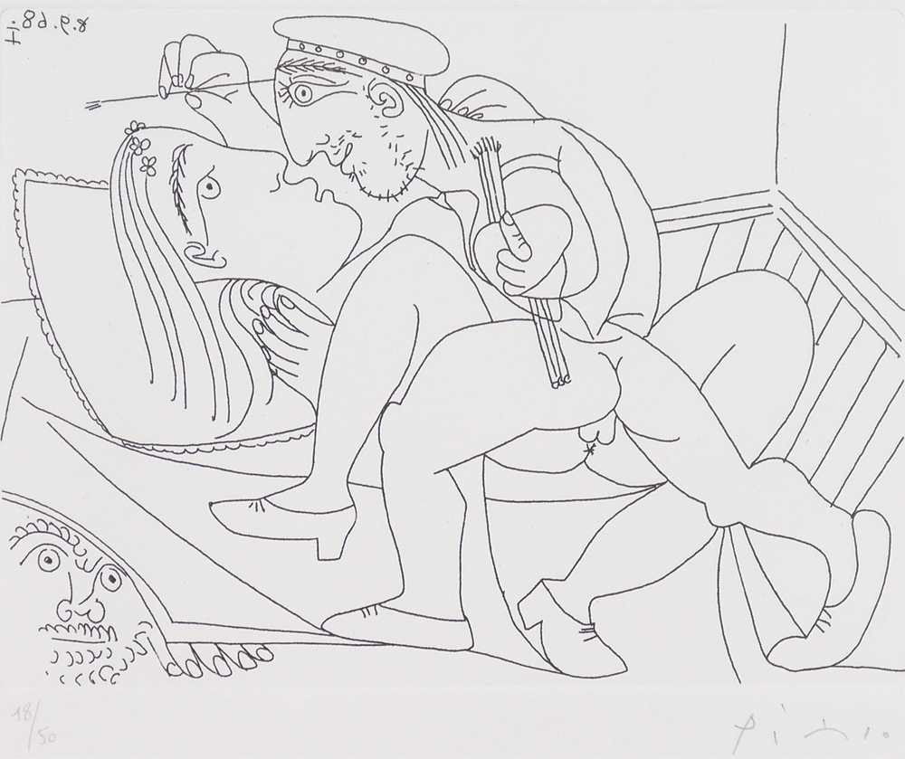 Appraisal: PICASSO Pablo Spanish - Plate From the Series Raphael Fornarina