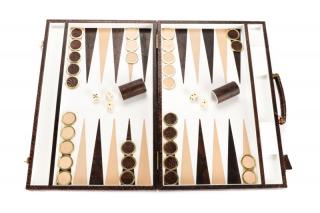 Appraisal: Baldessarini for Hugo Boss Backgammon Game Set Werner Baldessarini Austrian