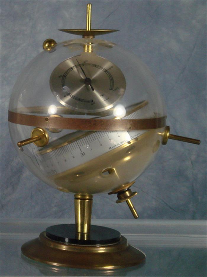 Appraisal: Sputnik weather station thermometer hygrometer barometer Made In Western Germany