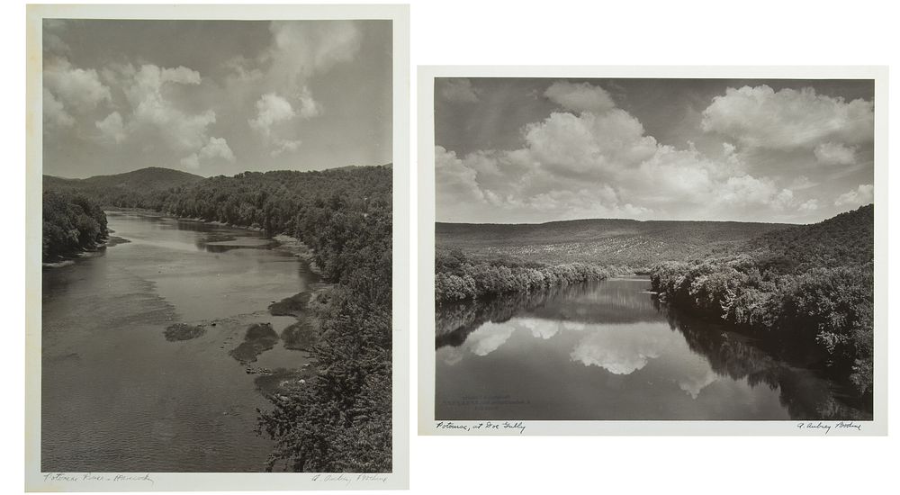 Appraisal: A Aubrey Bodine Potomac River American - Potomac River Hancock