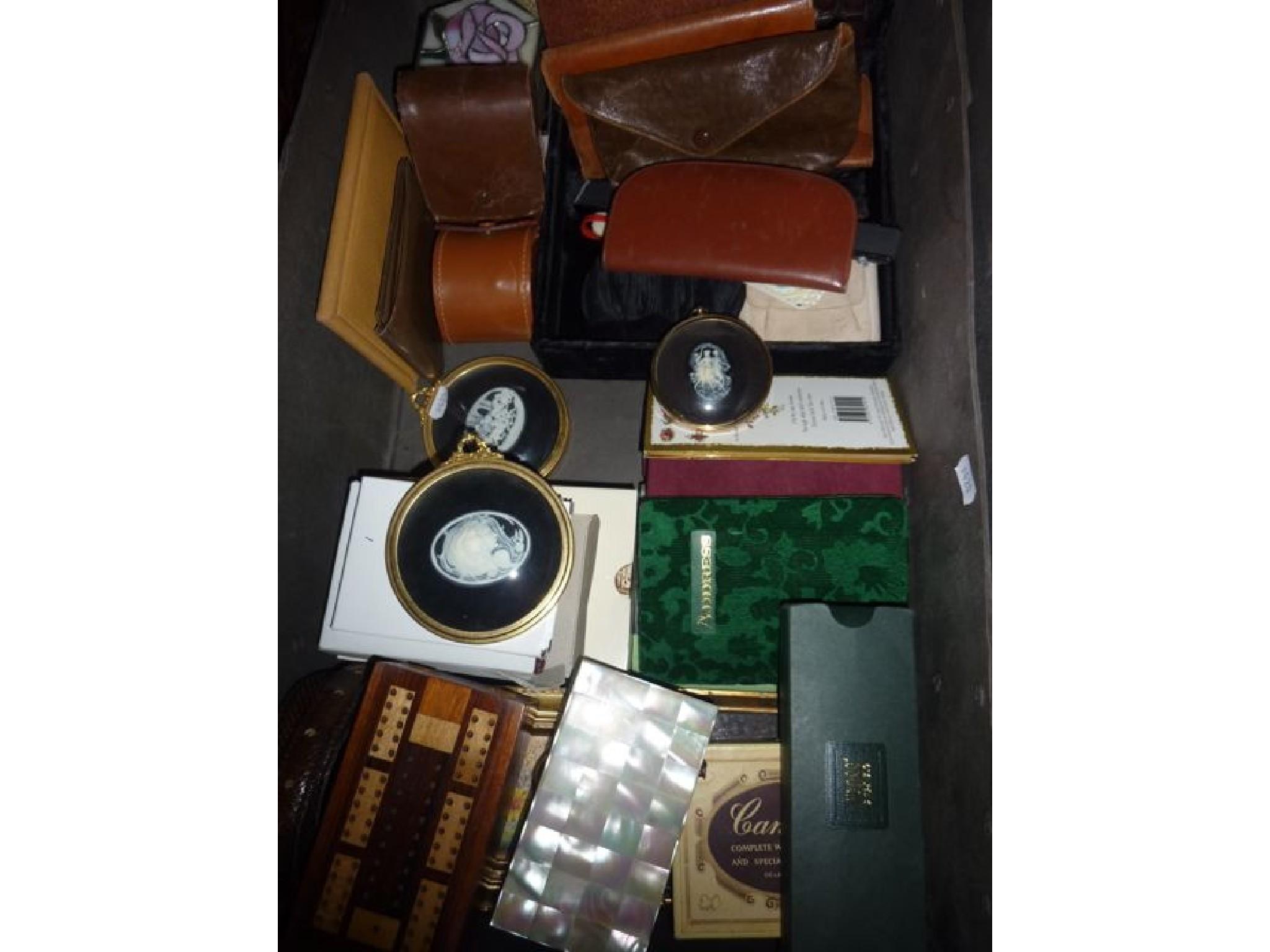 Appraisal: A large quantity of miscellaneous items including small leather purses