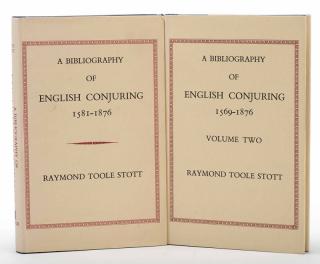 Appraisal: Toole Stott Raymond Bibliography of English Conjuring Derby Harpur Two