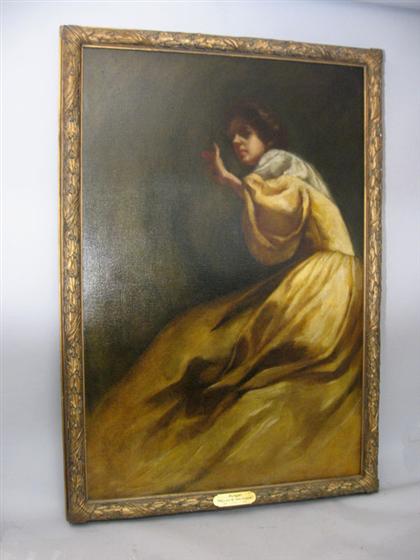 Appraisal: Large Framed O C Firelight by Wm B Van Ingen