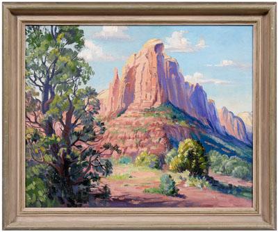 Appraisal: Ethel Irene Blandin painting Colorado Arizona - quot Coffee Pot