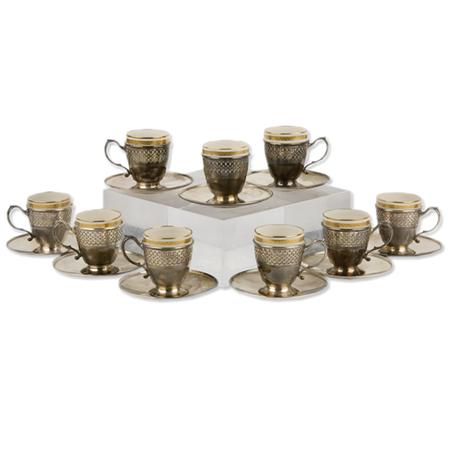 Appraisal: Set of Twelve Tiffany Co Sterling Silver Demitasse Sleeves and