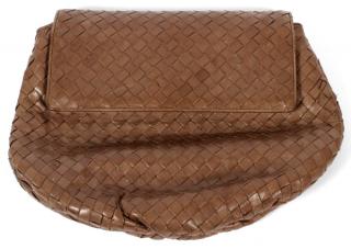 Appraisal: BOTTEGA VENETA INTRECCIATO TAN LEATHER BAG BOTTEGA VENETA INTRECCIATO TAN