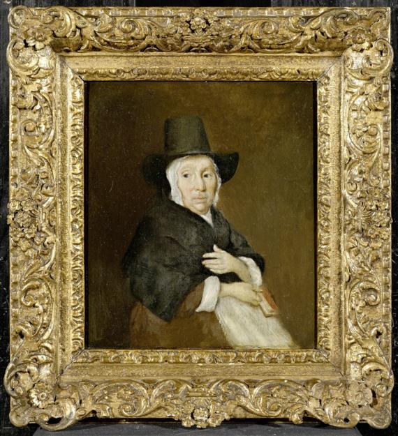 Appraisal: HOLLAND th c Portrait of a lady Oil on panel