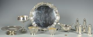 Appraisal: Assd Edwardian Silver inc Salver st item Edwardian sterling silver