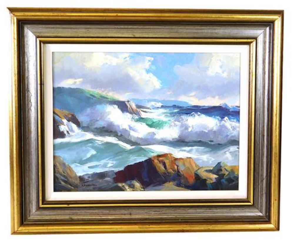 Appraisal: Alphonse Joseph Shelton American - oil on masonite depicts Maine