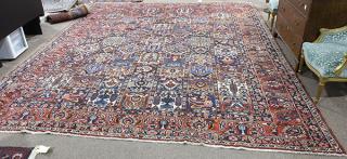 Appraisal: Persian Garden Baktiari carpet with a garden pattern ' x