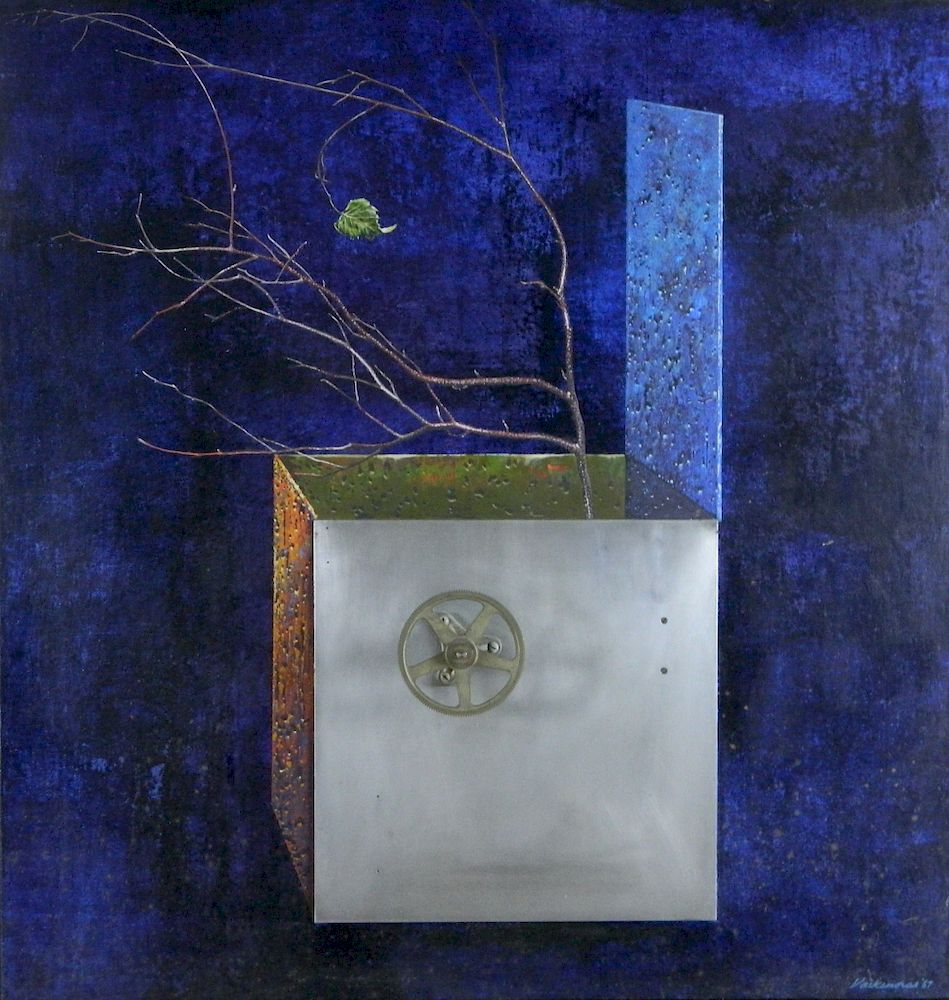 Appraisal: Anthony Vaiksnoras mixed media Anthony Vaiksnoras American - - ''Deux