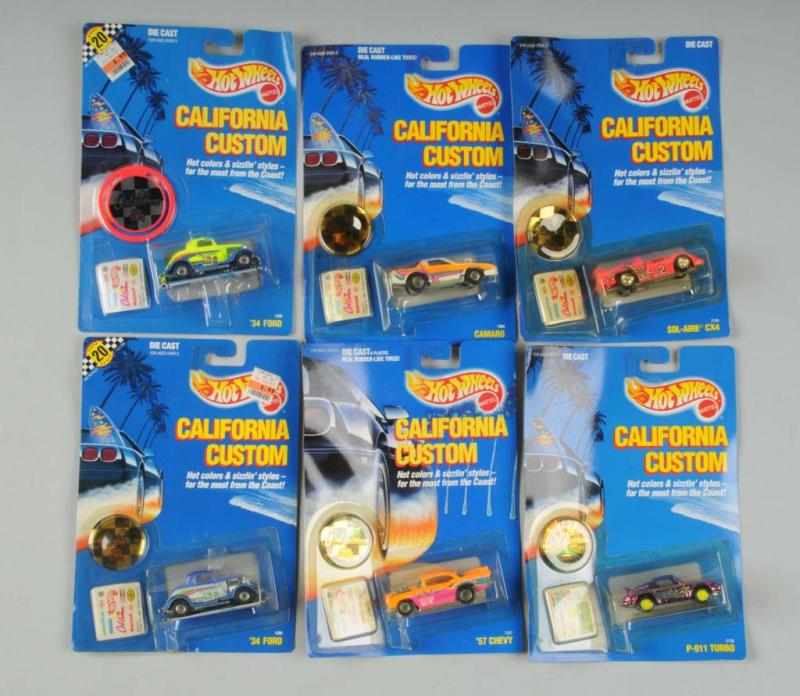 Appraisal: Lot of Mattel Hot Wheels California Customs Description Includes Corvettes