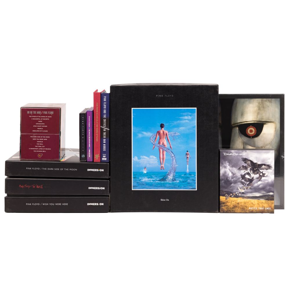 Appraisal: PINK FLOYD MUSIC COLLECTION boxed items including th Anniversary Special