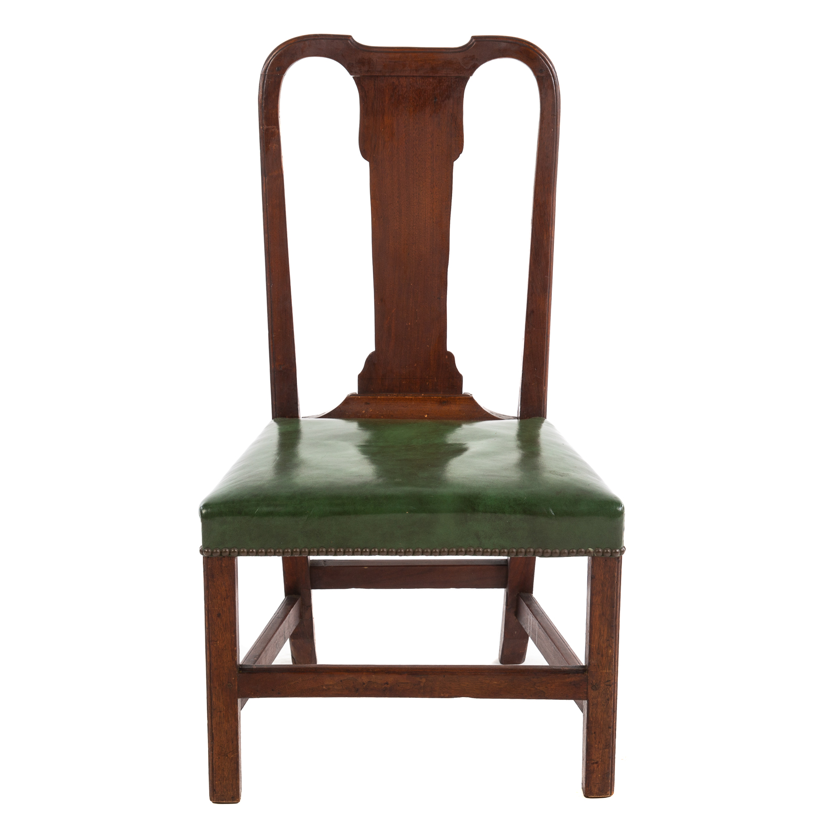 Appraisal: FEDERAL MAHOGANY SIDE CHAIR Probably Virginia circa vase form back