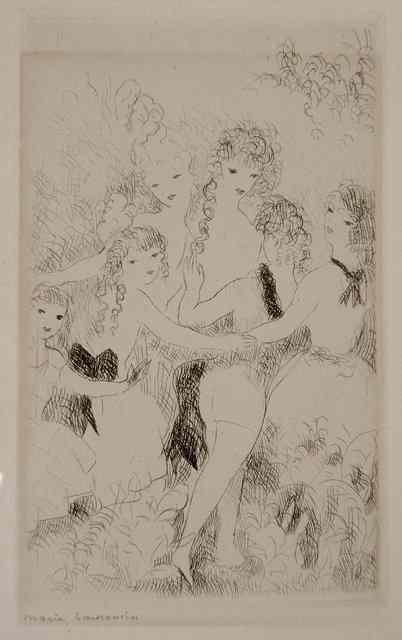 Appraisal: Marie Laurencin French - Six girls dancing signed in pencil