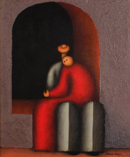 Appraisal: Jesus Mariano Leuus Mexican born El amor signed dated and