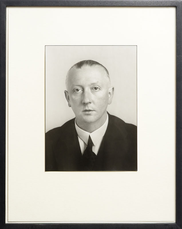 Appraisal: AUGUST SANDER - PORTRAIT Gelatin silver print with the artist's