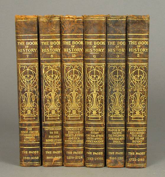 Appraisal: BINDINGS - HISTORY The Book of History A History of