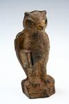 Appraisal: TOY BANK - Cast iron owl form mechanical bank with