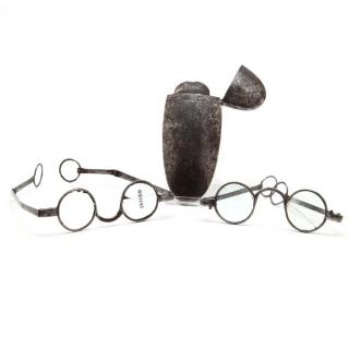 Appraisal: Two Pair of th Century Eyeglasses the first with original