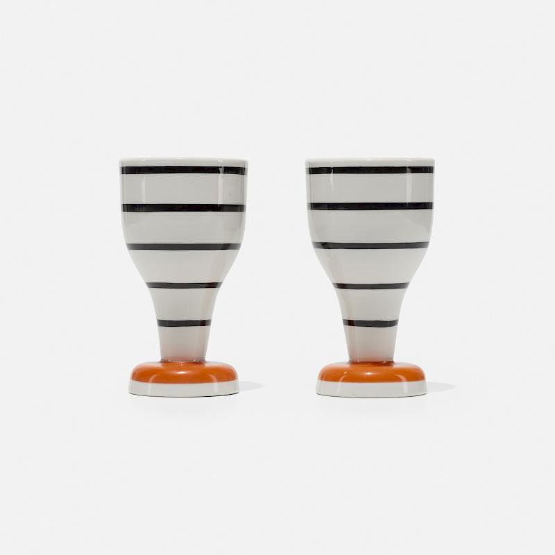 Appraisal: Alexander Girard cups from La Fonda del Sol pair Alexander