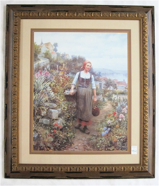 Appraisal: PRINT AFTER DANIEL RIDGWAY KNIGHT Pennsylvania France - Coming Home