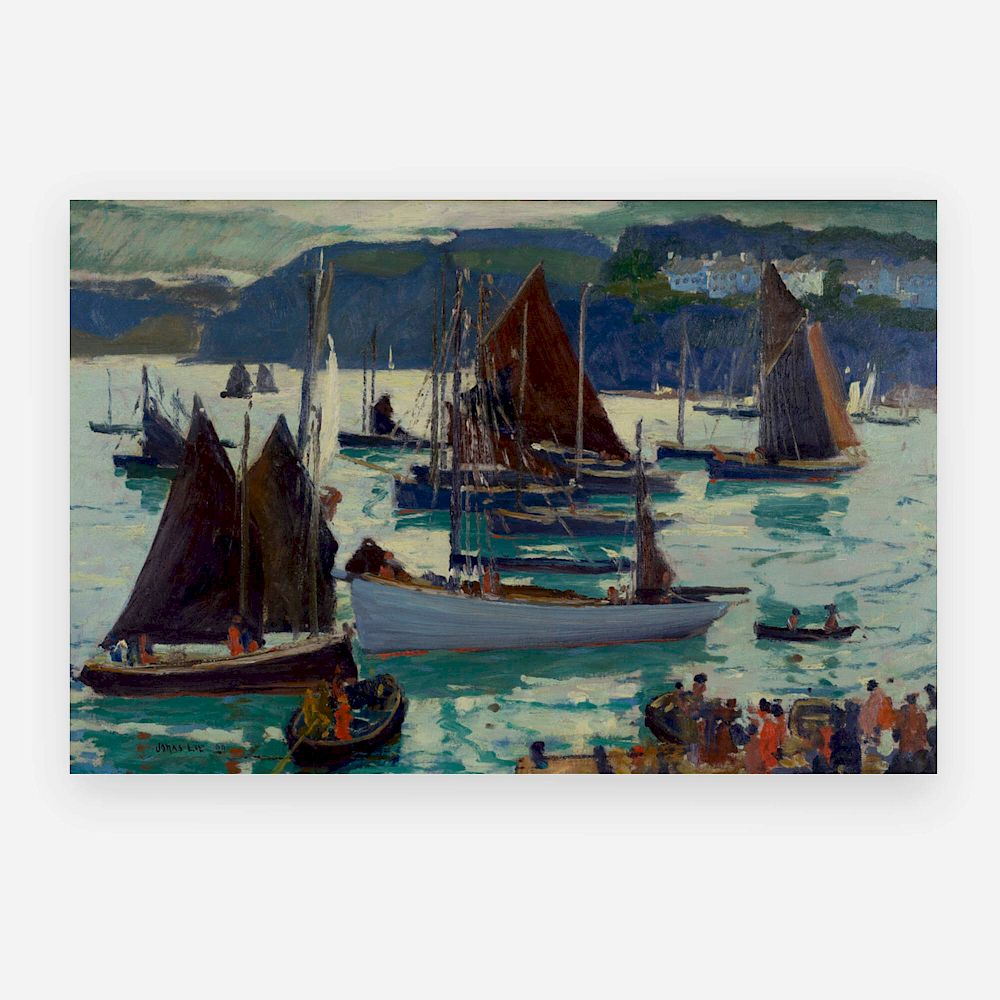 Appraisal: Jonas Lie - Morning Douarnenez Lot Jonas Lie American -