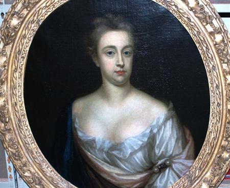 Appraisal: Circle of Godfrey Kneller Portrait of Barbara Countess of Pembroke