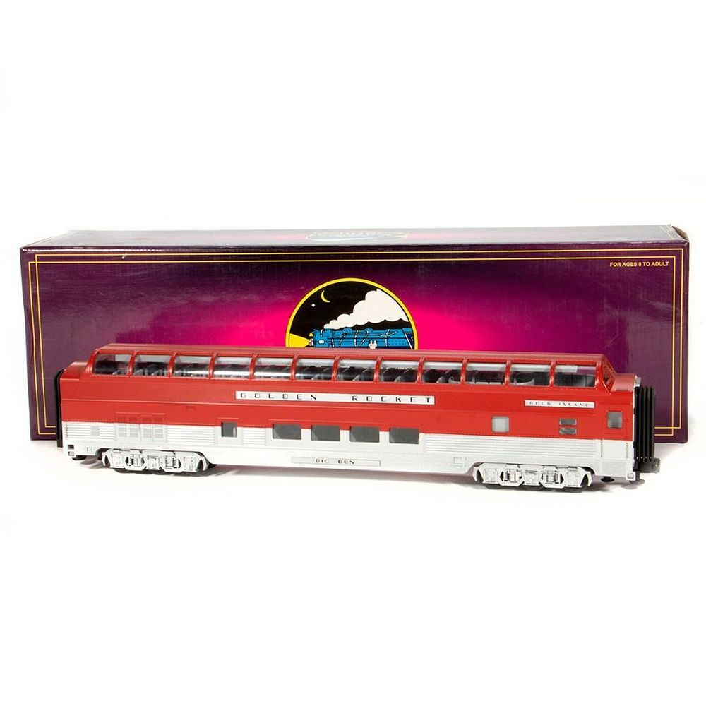 Appraisal: MTH O Gauge Rock Island Full Length Vista Dome Car