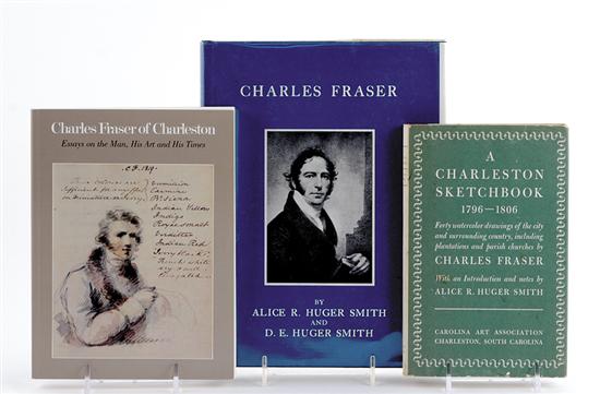 Appraisal: Books Charles Fraser Charleston artist Fraser Charles Alice R Huger