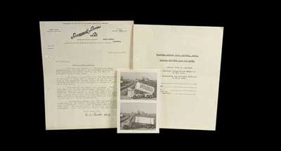 Appraisal: Scammell Lorries Ltd Promotional Letter - lot comprises -page letter