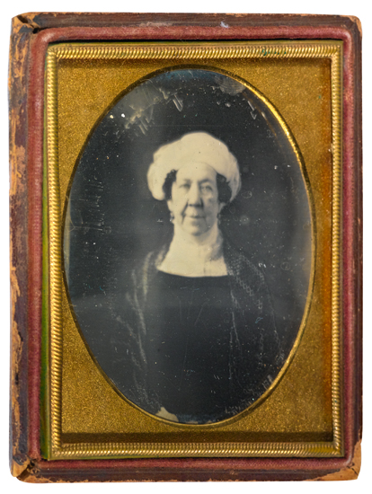 Appraisal: CASED IMAGE Portrait of Dolley Madison widow of President James