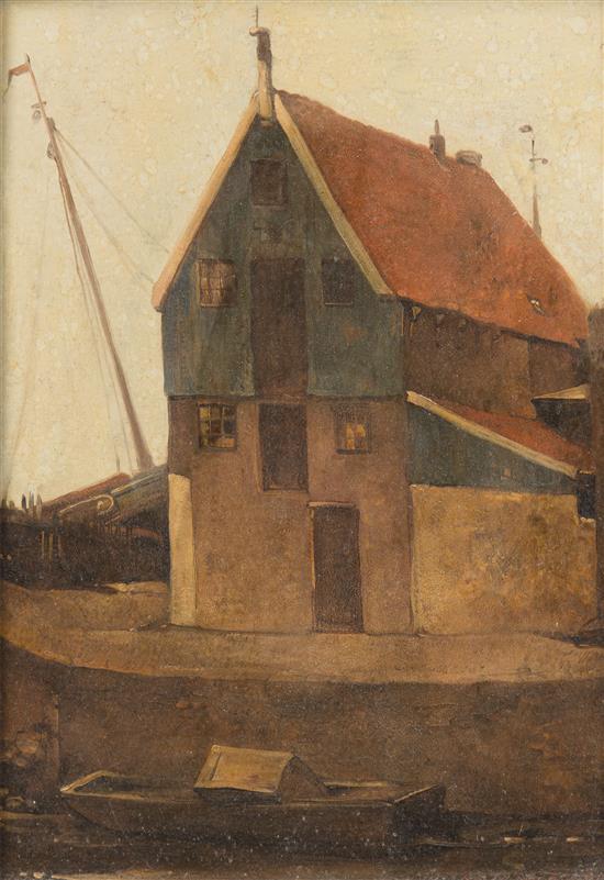 Appraisal: Sale Lot Willem van den Berg Dutch - House at